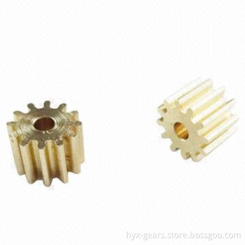 Micro super gear made of brass